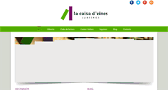 Desktop Screenshot of lacaixadeines.com